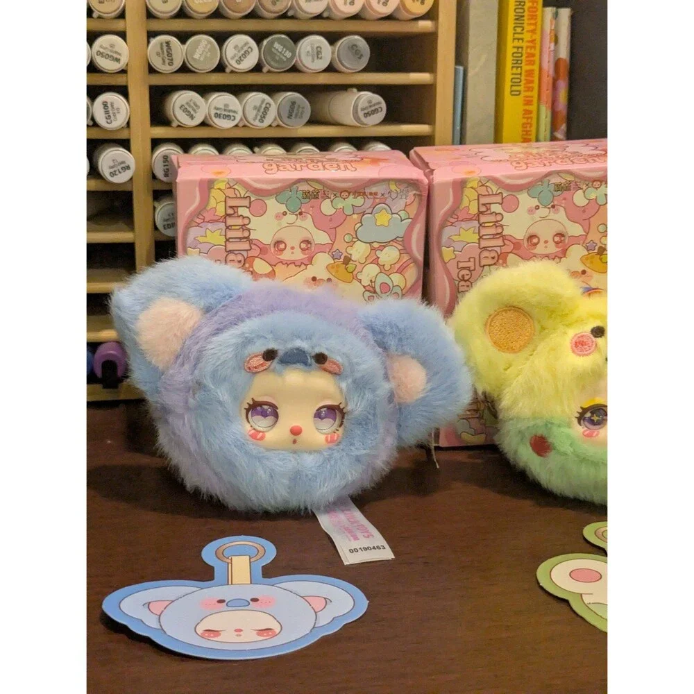 Liila’s Garden Tea Party Mini Plush Pendant (Blueberry Koala & Green Mouse)